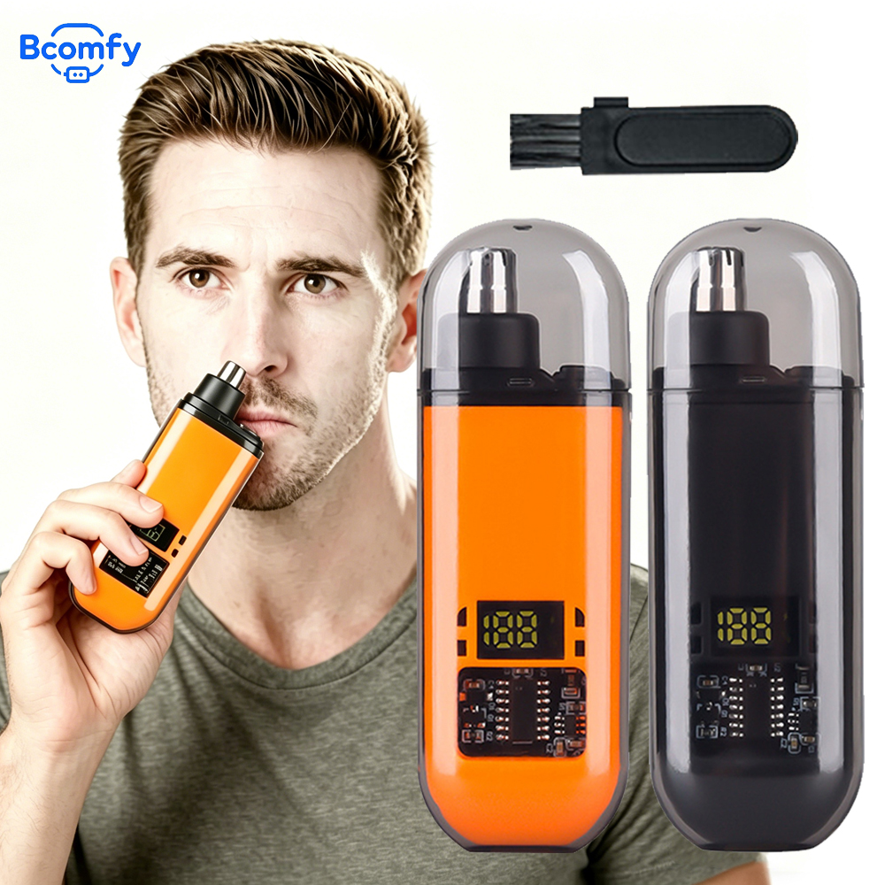 Men'S Grooming Scissors - Nose and Ear Hair Trimmer USB