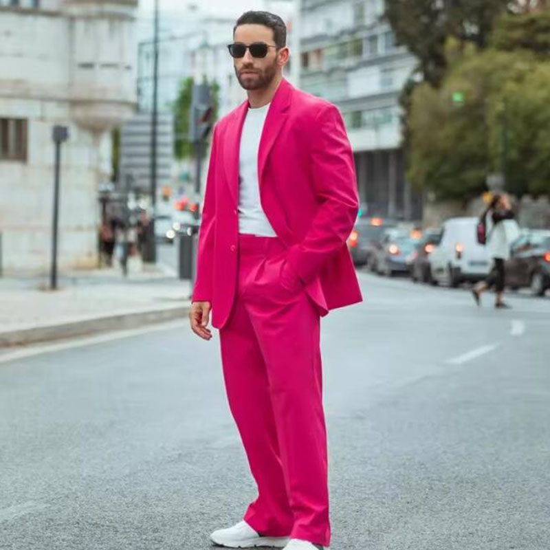 Men'S Grooming Room - Latest Design Fuchsia Men Suits 2
