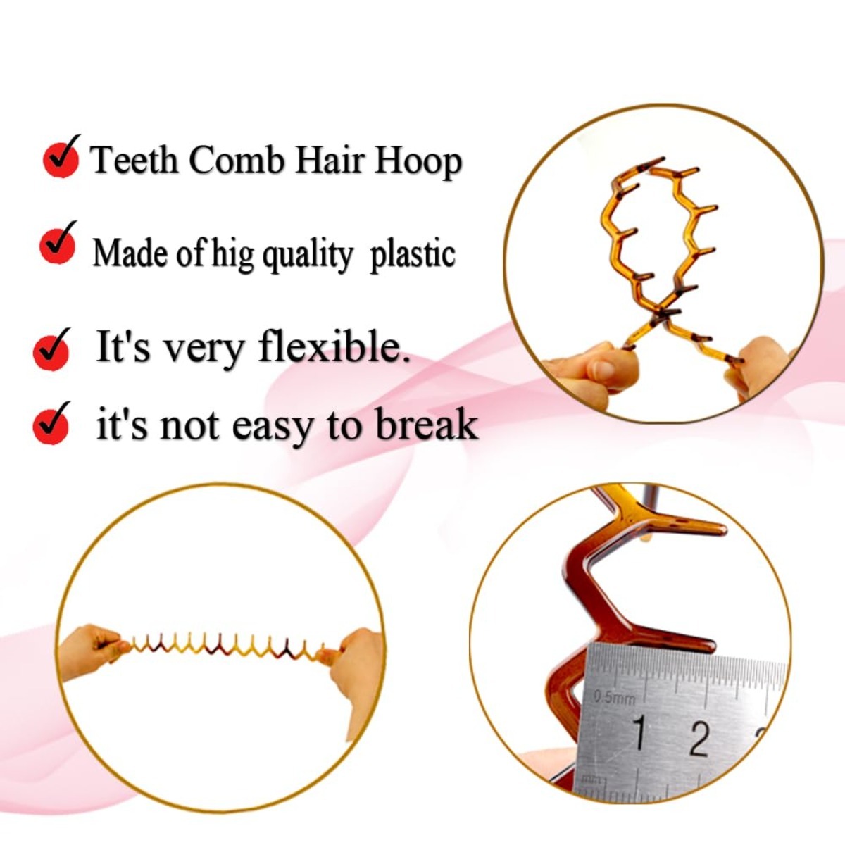 Zig Zag Headbands, Recycled Pl - Men'S Grooming Tape incelemesi ve fiyatı