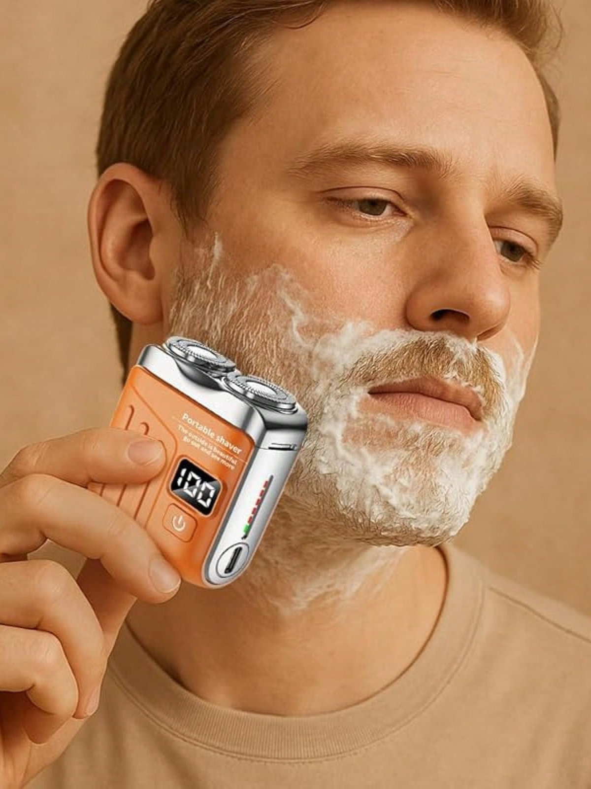 2026 Upgraded Orange Dual-Rota - Men Grooming Home incelemesi ve fiyatı