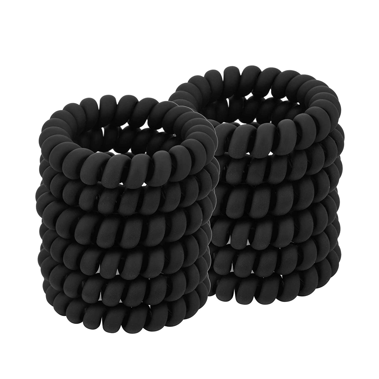 Black Spiral Hair Ties Matte E - Men'S Grooming Tape incelemesi ve fiyatı