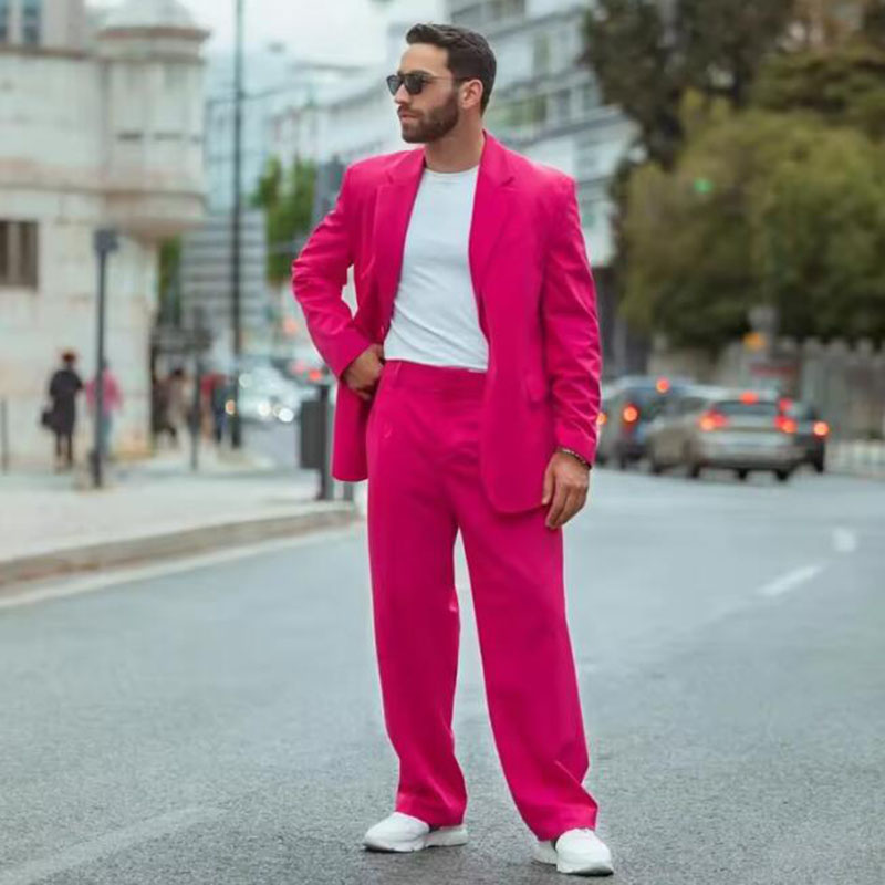 Latest Design Fuchsia Men Suit - Men'S Grooming Room incelemesi ve fiyatı
