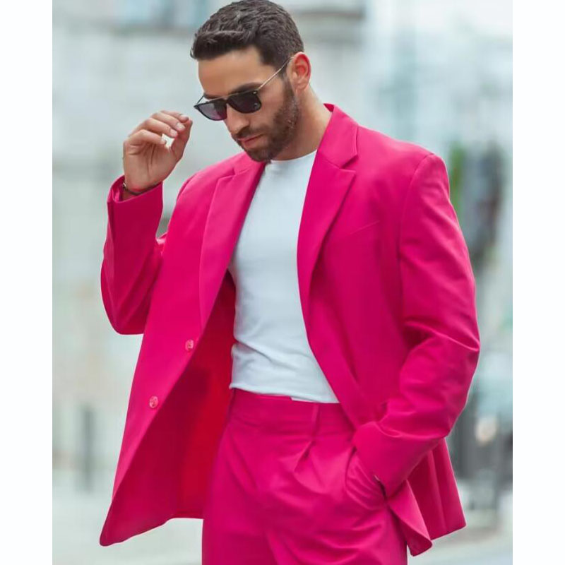 Latest Design Fuchsia Men Suit - Men'S Grooming Room incelemesi ve fiyatı