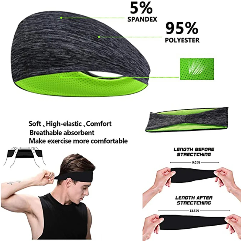 3PCS Sweatband for Men Women E - Men'S Grooming Tape incelemesi ve fiyatı