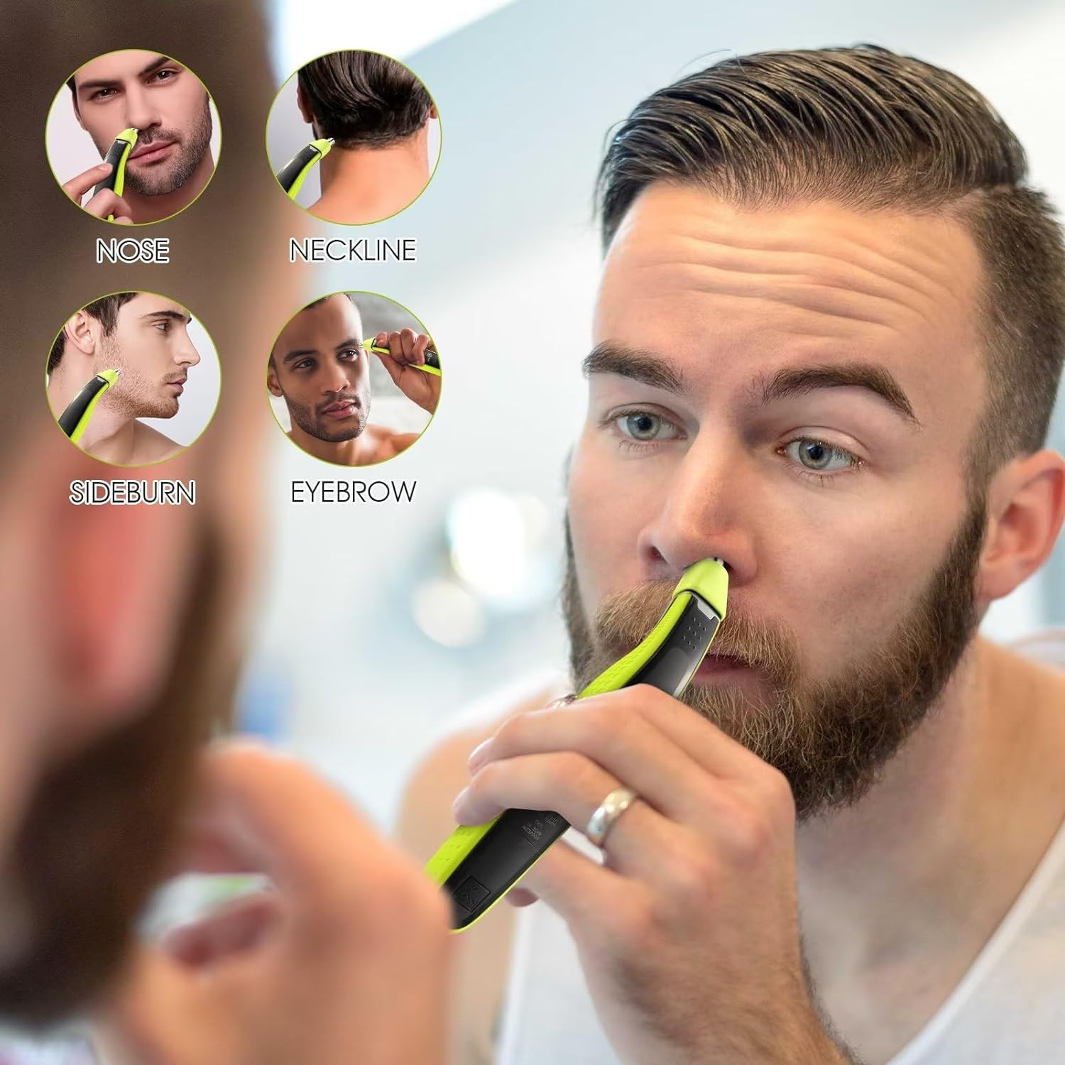 YUKU Nose Hair Trimmer Replace - Men'S Grooming Scissors incelemesi ve fiyatı