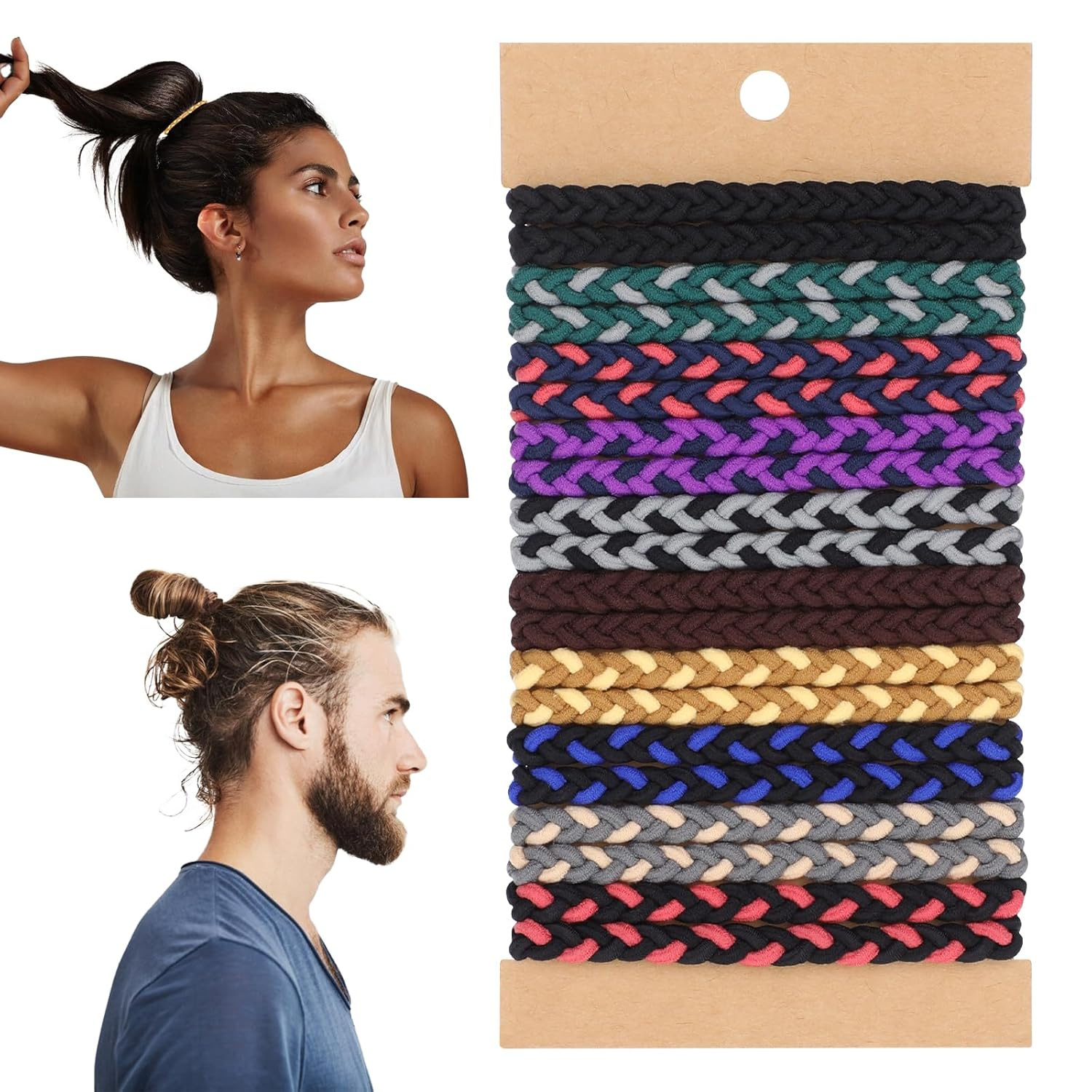 10pcs Boho Hair Ties Bracelets - Men'S Grooming Tape incelemesi ve fiyatı