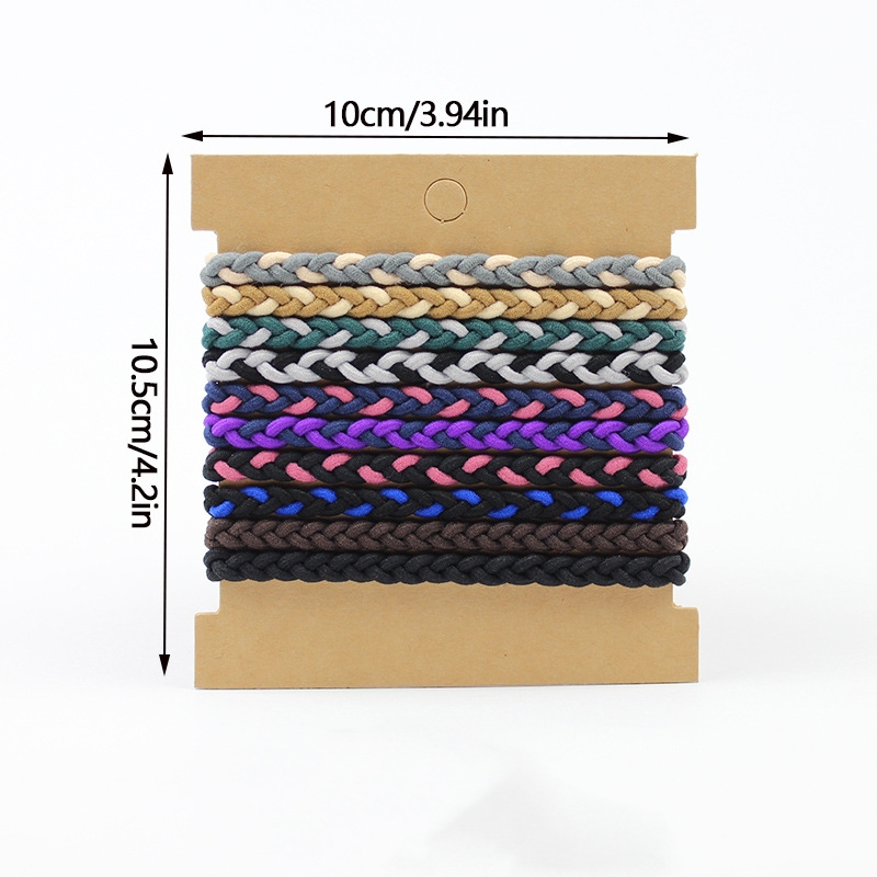 10pcs Boho Hair Ties Bracelets - Men'S Grooming Tape incelemesi ve fiyatı