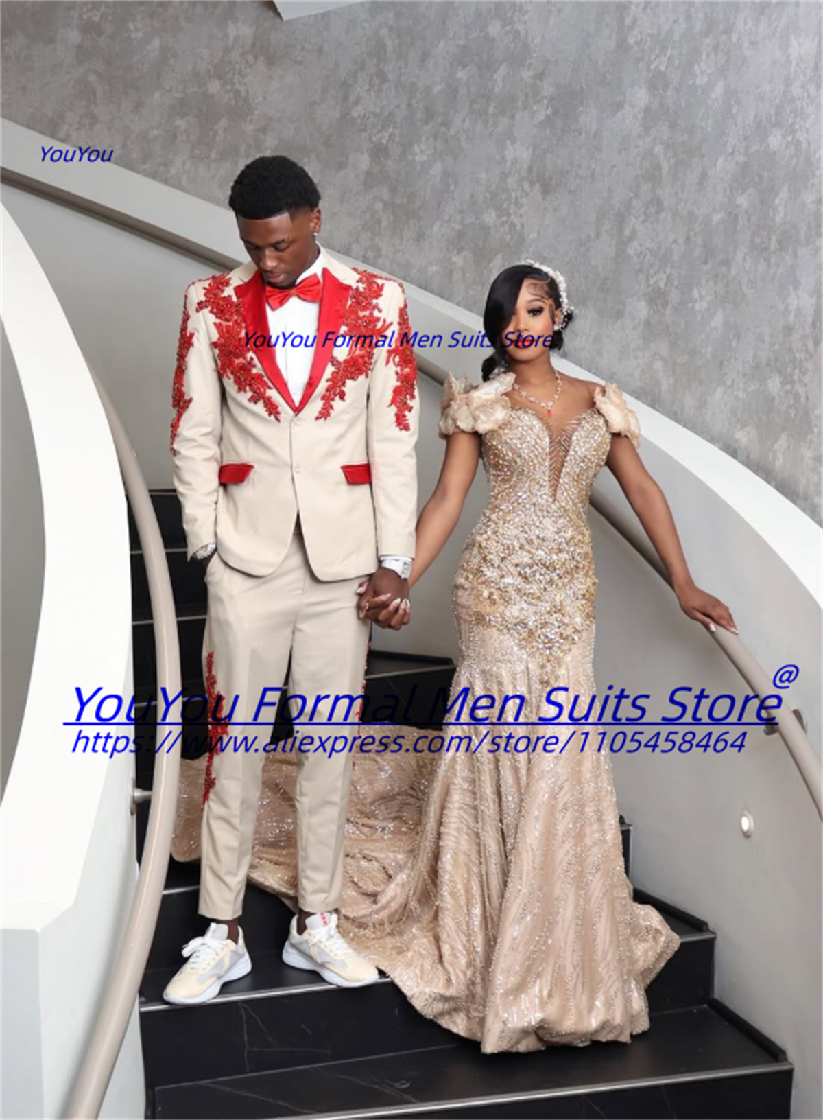 Luxurious Beige Groom Wedding  - Men'S Grooming Room incelemesi ve fiyatı