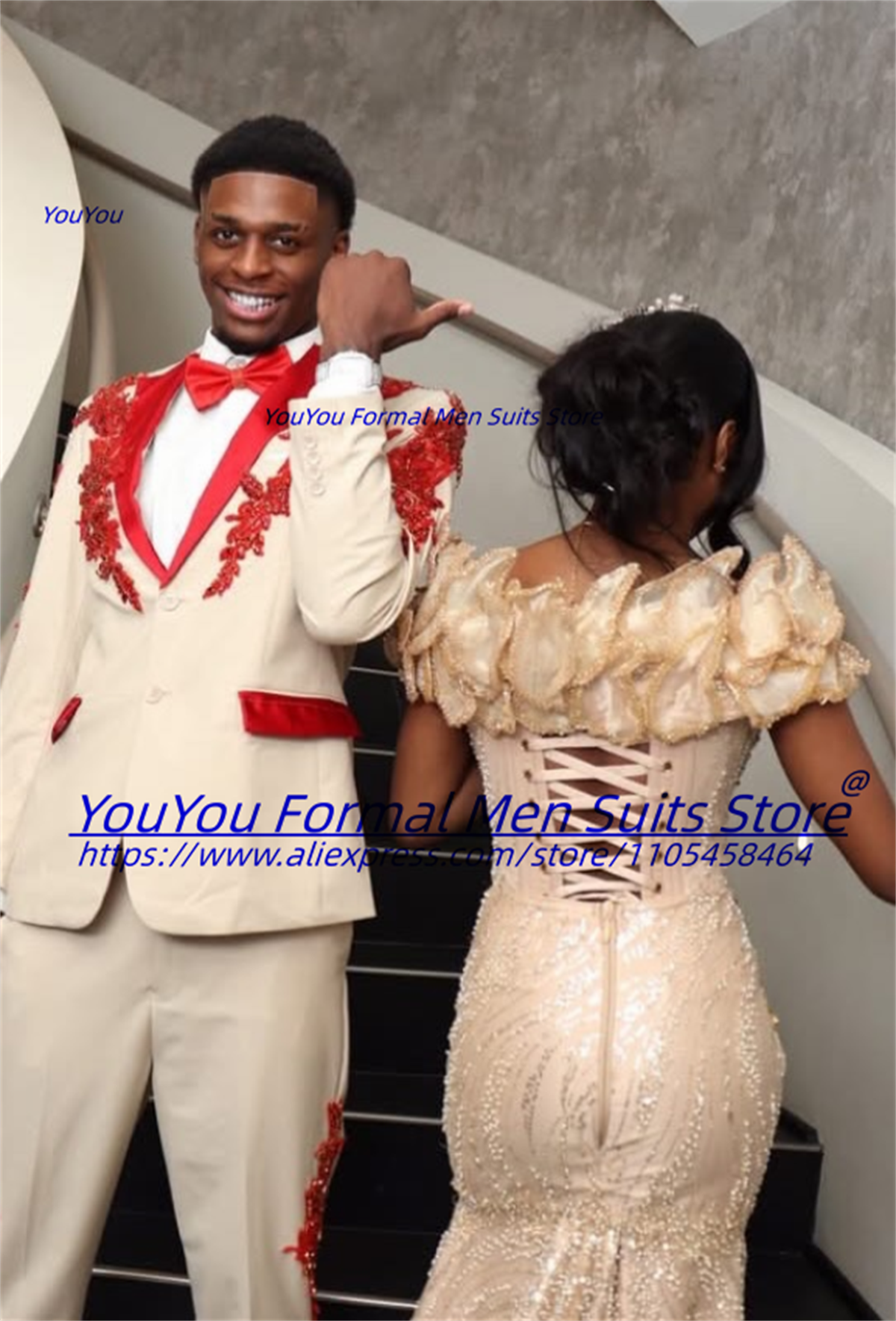 Luxurious Beige Groom Wedding  - Men'S Grooming Room incelemesi ve fiyatı