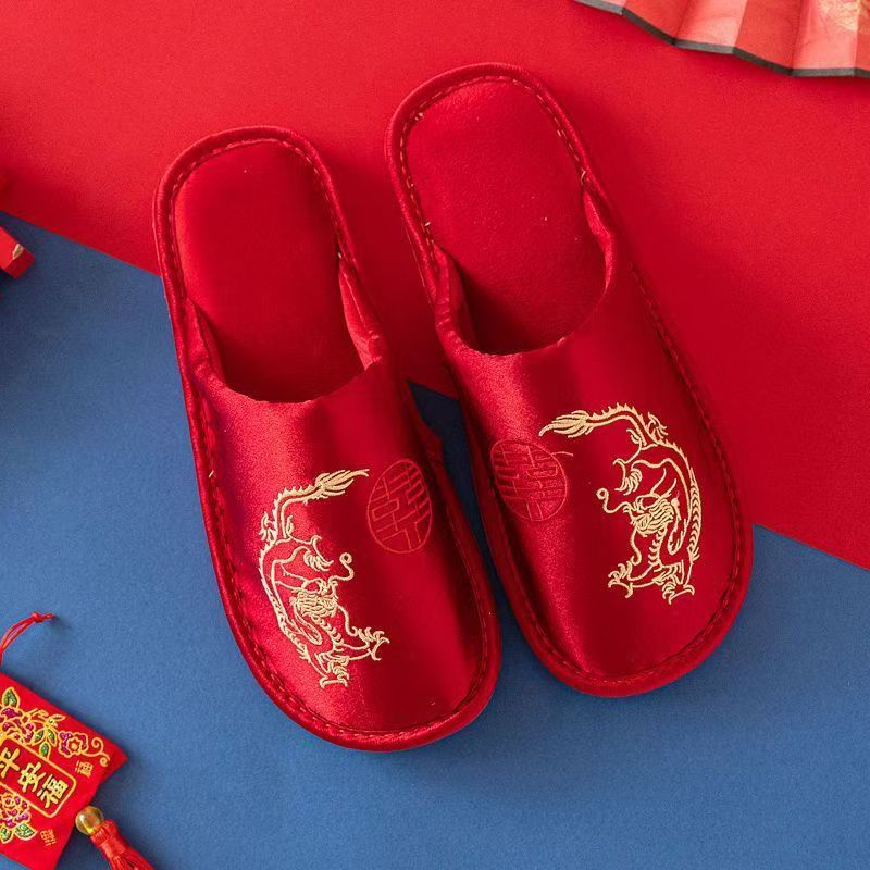Men Silk Baotou Red Wedding Sl - Men Grooming Home incelemesi ve fiyatı
