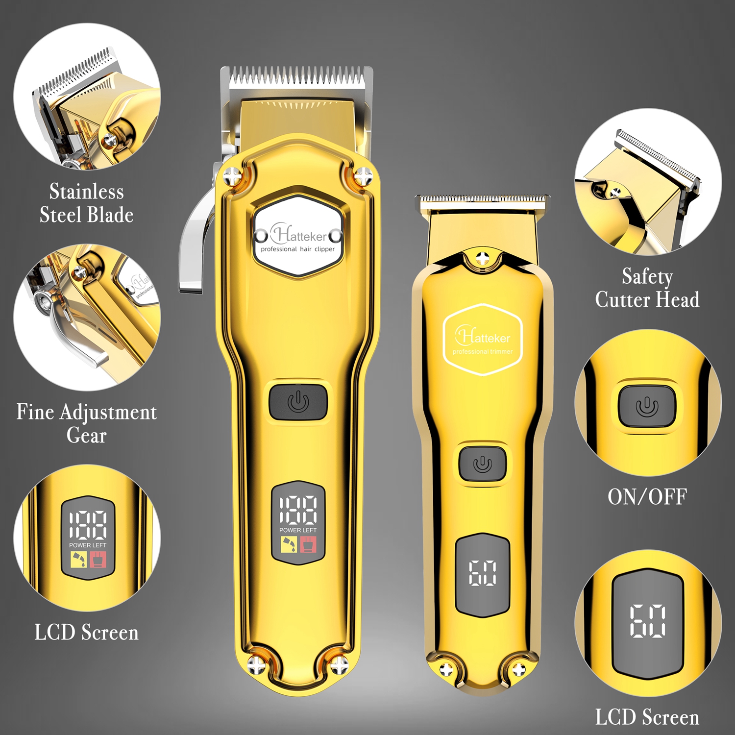 HATTEKER Professional Cordless - Men'S Grooming Scissors incelemesi ve fiyatı