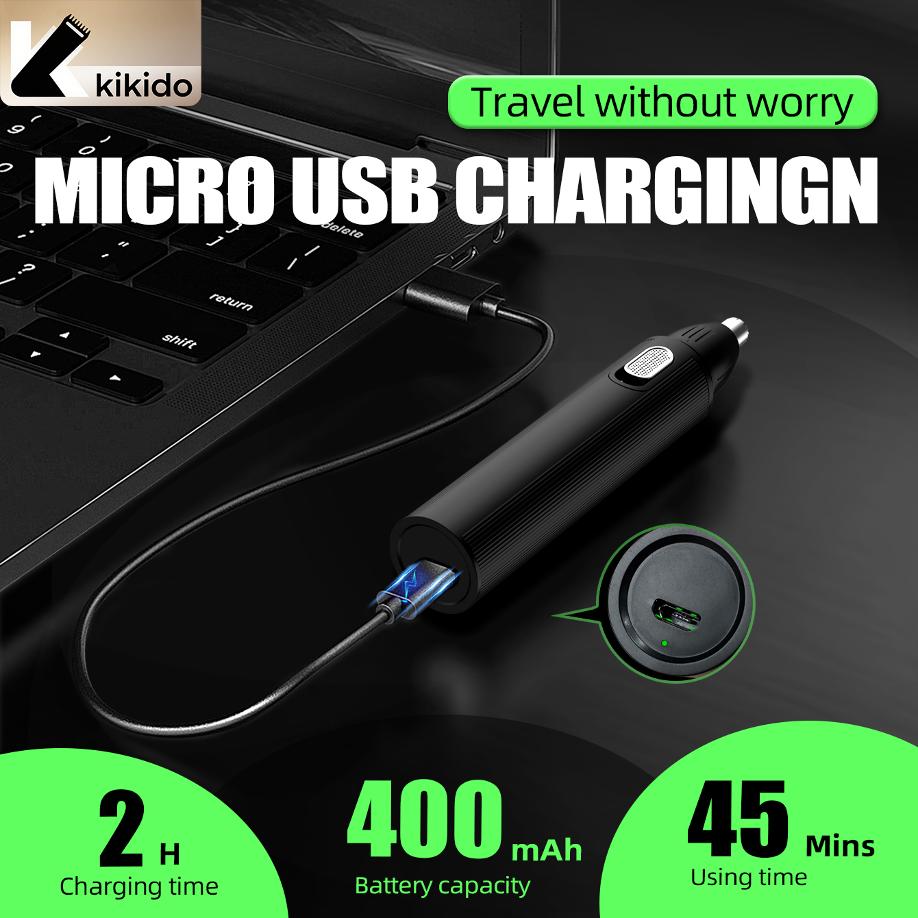 KIKIDO 4 in 1 Nose Hair Trimme - Men'S Grooming Room incelemesi ve fiyatı