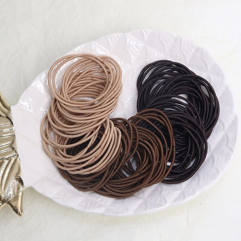 100PCS/Set Hair Ties Elastic R - Men'S Grooming Tape incelemesi ve fiyatı