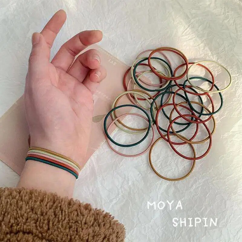 100PCS/Set Hair Ties Elastic R - Men'S Grooming Tape incelemesi ve fiyatı